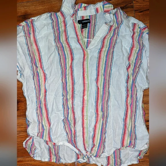 Striped Button up - Picture 1 of 1